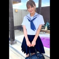 吹奏楽部_13時間着用【個人撮影】汗だくのムレムレ水色パンツちゃん_※おじさんチンポで開発済みのアイドル級美小女とのP活映像流出　